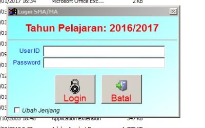 Input Nilai Semester 1-5 dan Nilai US